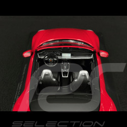 Porsche 911 Turbo S Cabriolet Typ 992 2020 Karminrot 1/18 Minichamps 155069084