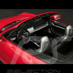 Porsche 911 Turbo S Cabriolet Type 992 2020 Carmine Red 1/18 Minichamps 155069084