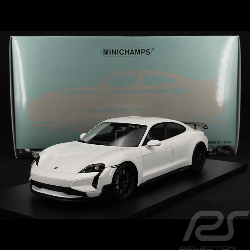 Porsche 911 Taycan Turbo GT 2024 Weiß 1/18 Minichamps 117069404