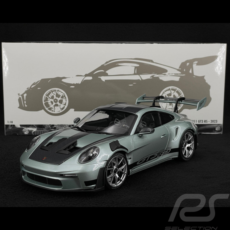 Porsche 911 GT3 RS Type 992 Pack Weissach 2024 Gris Argent 1/18 Minichamps 110062044