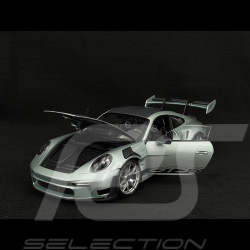 Porsche 911 GT3 RS Type 992 Pack Weissach 2024 Gris Argent 1/18 Minichamps 110062044