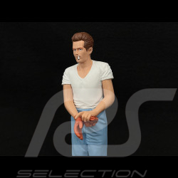 Duo Porsche 550 A Spyder n° 130 Little Bastard 1956 + James Dean Figurine 1/12 KK Scale