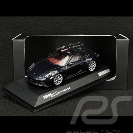 Porsche 911 Carrera Coupe Type 992.2 2024 With Skis Carbon Black 1/43 Minichamps WAP0201650SSKI