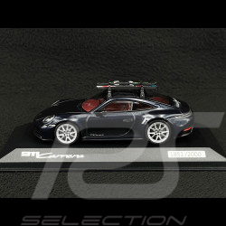 Porsche 911 Carrera Coupe Type 992.2 2024 With Skis Carbon Black 1/43 Minichamps WAP0201650SSKI