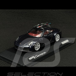 Porsche 911 Carrera Coupe Type 992.2 2024 With Skis Carbon Black 1/43 Minichamps WAP0201650SSKI