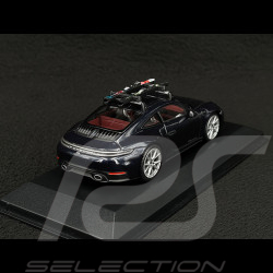 Porsche 911 Carrera Coupe Type 992.2 2024 With Skis Carbon Black 1/43 Minichamps WAP0201650SSKI