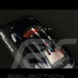Porsche 911 Carrera Coupe Type 992.2 2024 Avec Skis Noir Carbone 1/43 Minichamps WAP0201650SSKI