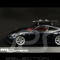 Porsche 911 Carrera Coupe Type 992.2 2024 Avec Skis Noir Carbone 1/43 Minichamps WAP0201650SSKI