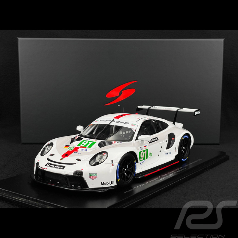 Porsche 911 RSR-19 Type 991 n° 91 Vainqueur 24h Le Mans 2022 1/18 Spark 18S818