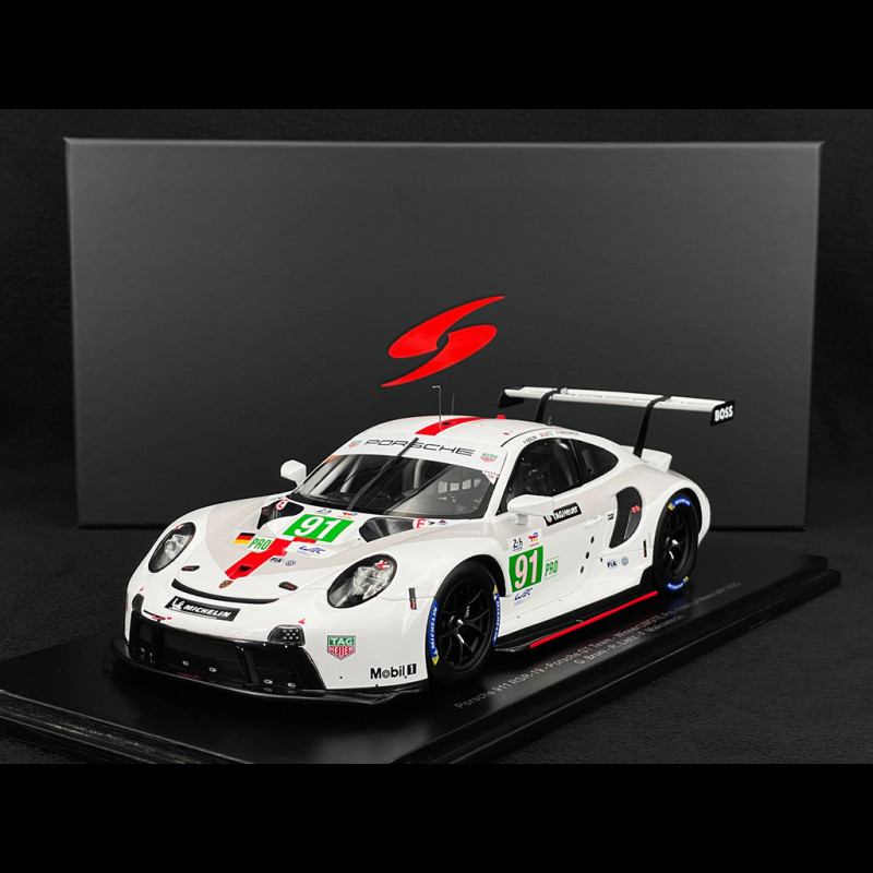 Porsche 911 RSR-19 Type 991 n° 91 Vainqueur 24h Le Mans 2022 1/18