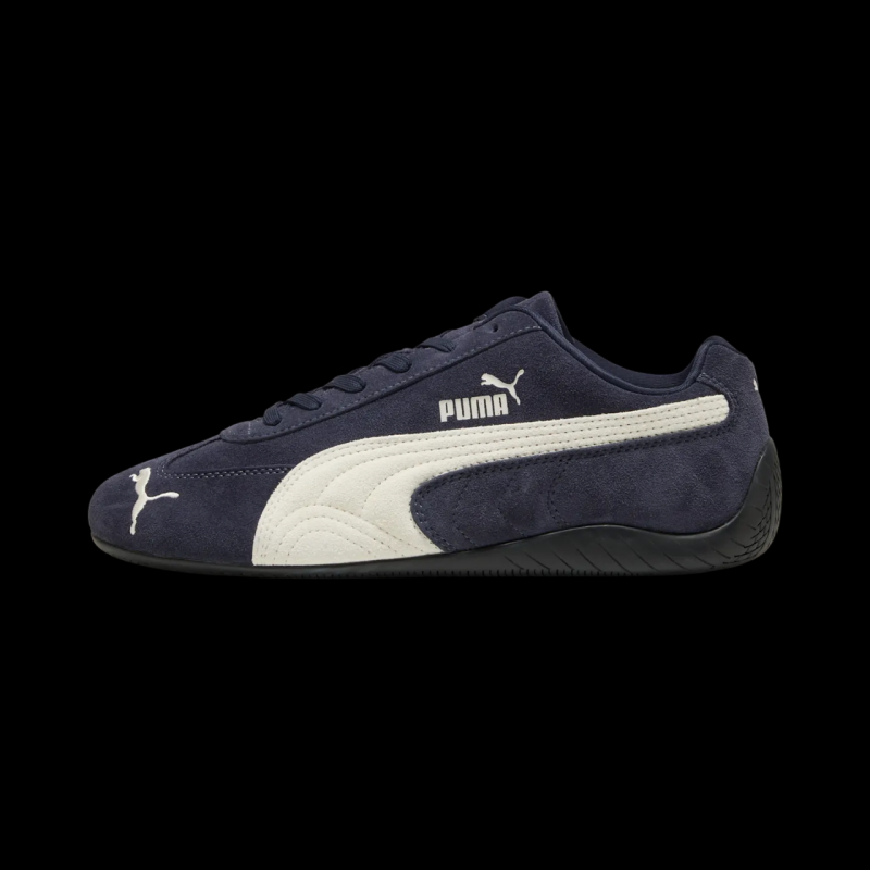 Speedcat Shoes Puma Sport Sneaker Navy Blue / White 398846-38 - unisex