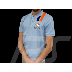 Gulf Polo-Shirt Racing Legend Light Blue GU252POM03-125 - men