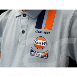 Gulf Poloshirt Racing Legend Hellblau GU252POM03-125 - Herren