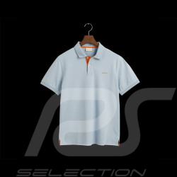 Gant Polo Contrast Hellblau - Herren 2062026-402