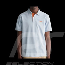 Polo Gant Contrast Bleu Ciel - Homme 2062026-402