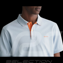 Gant Polo Contrast Hellblau - Herren 2062026-402