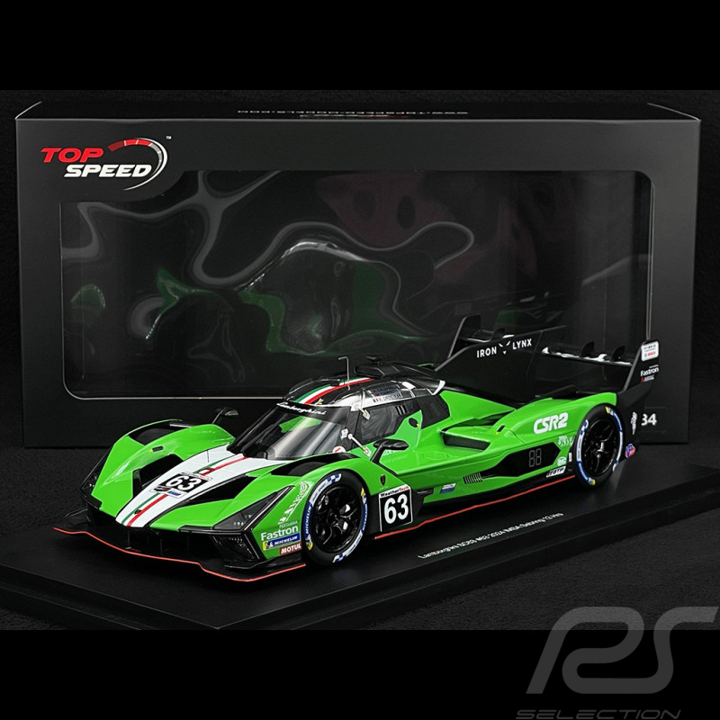 Lamborghini SC63 n° 63 7th 12h Sebring 2024 1/18 Top Speed TS0584