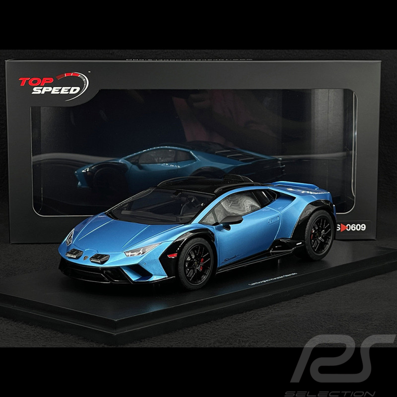 Lamborghini Huracan Sterrato 2024 Blue Aegir 1/18 Top Speed TS0609