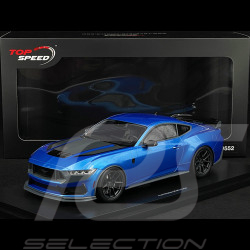 Ford Mustang Dark Horse 2024 Bleu Grabber 1/18 Top Speed TS0552