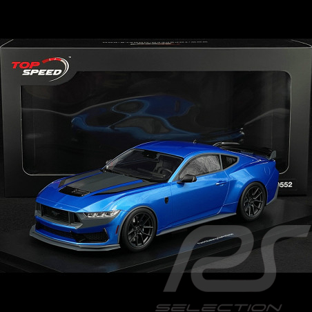 Ford Mustang Dark Horse 2024 Grabber Blue 1/18 Top Speed TS0552