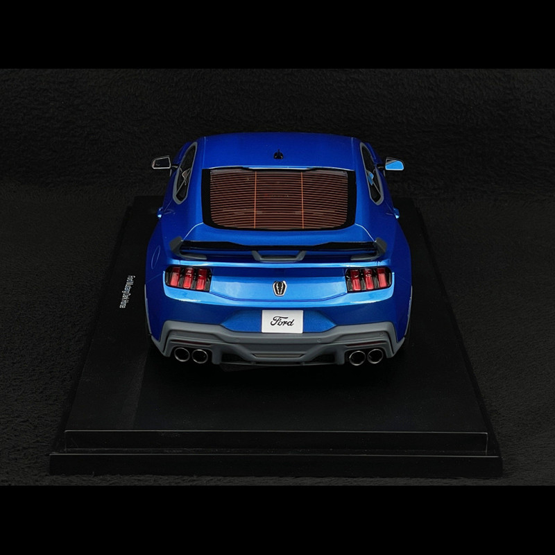Modèle Réduit 1:18 Ford Mustang Dark Horse Grabber Blue 2024 - Truescale, Neuf