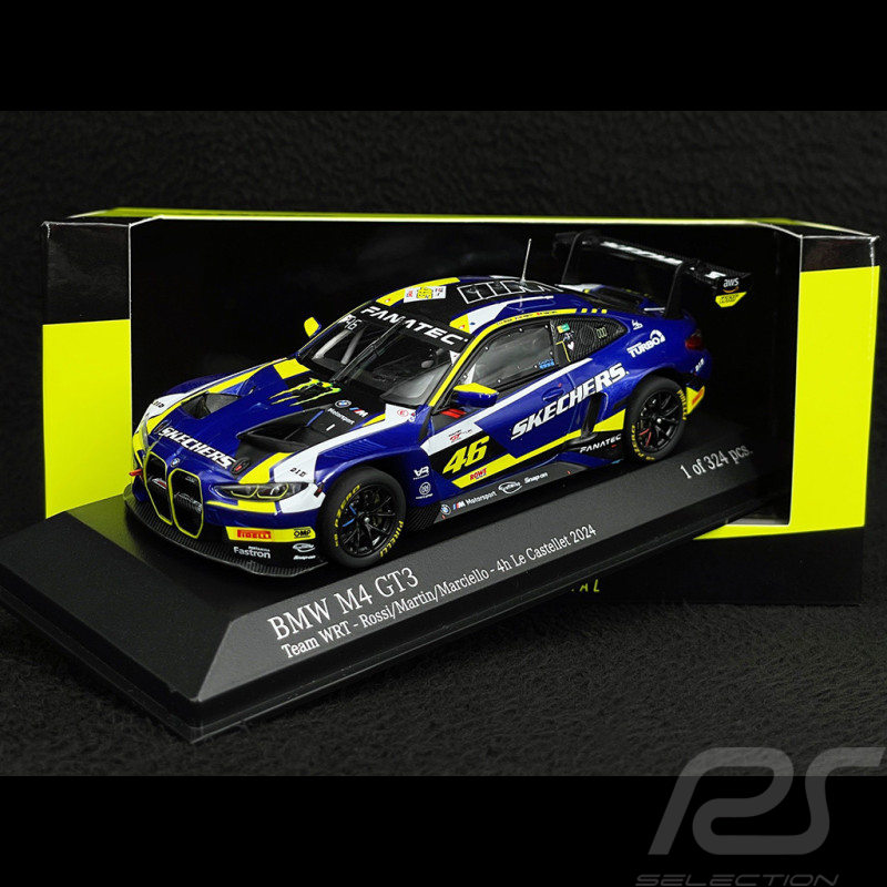 BMW M4 GT3 n° 46 4th 4h Le Castellet 2024 1/43 Minichamps 410242346