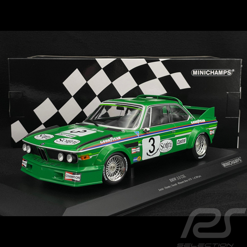 BMW 3.0 CSL n° 3 Winner Brno GP 1978 1/18 Minichamps 155782503