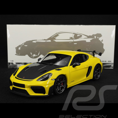 Porsche 718 Cayman GT4 RS 2024 Weissach Package Renngelb 1/18 Minichamps 110062124