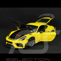 Porsche 718 Cayman GT4 RS 2024 Pack Weissach Jaune Racing 1/18 Minichamps 110062124