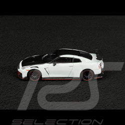 Nissan GT-R R35 Nismo 2024 Blanc Perle Brillant 1/64 Mini GT MGT01045-L