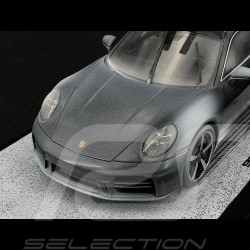 Porsche 911 Carrera S Type 992.2 2024 Black with Porsche Skis 1/18 Spark WAP0210230T911