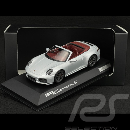 Porsche 911 Carrera S Cabriolet Typ 992.2 2024 GT Silber Metallic 1/43 Minichamps WAP0200220T911