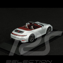 Porsche 911 Carrera S Cabriolet Type 992.2 2024 Argent GT Métallique 1/43 Minichamps WAP0200220T911