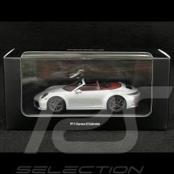 Porsche 911 Carrera S Cabriolet Type 992.2 2024 GT Silver Metallic 1/43 Minichamps WAP0200220T911