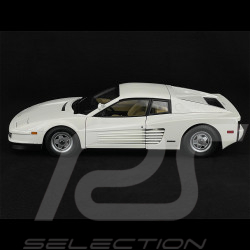 Trio Ferrari Testarossa Monospecchio 1984 Blanc + Figurines Sunny Et Rico Miami Vice 1/12 KK Scale