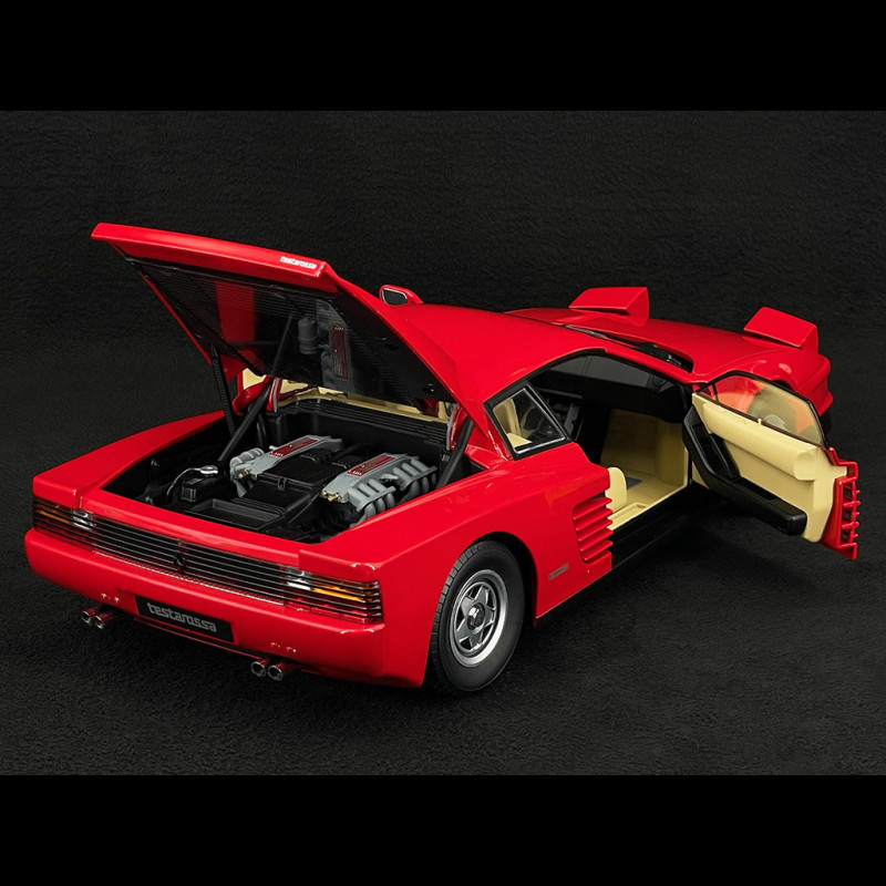 Atlas 1/43 Ferrari Testarossa 1984 Rouge – Miniature Collection Diecast Neuve