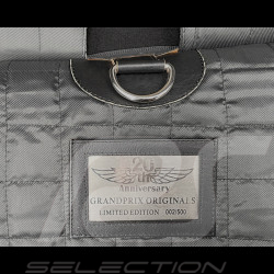 Sac de Voyage Racing Vintage Weekender en Cuir Noir