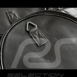 Racing Travel Bag Vintage Weekender Black Leather