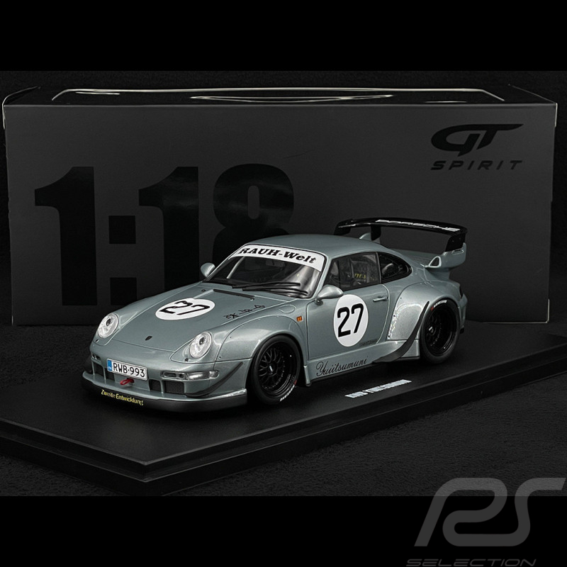 Porsche 911 RWB Type 993 Liberty Walk n° 27 Yuiitsumuni 2024 Argent 1/18 GT Spirit GT522