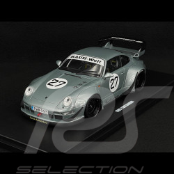 Porsche 911 RWB Typ 993 Liberty Walk n° 27 Yuiitsumuni 2024 Silver 1/18 GT Spirit GT522
