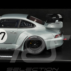 Porsche 911 RWB Type 993 Liberty Walk n° 27 Yuiitsumuni 2024 Argent 1/18 GT Spirit GT522