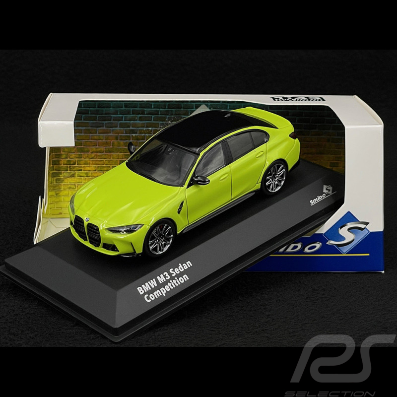 BMW M3 G80 Competition Sedan 2023 São Paulo Yellow 1/43 Solido S4315303