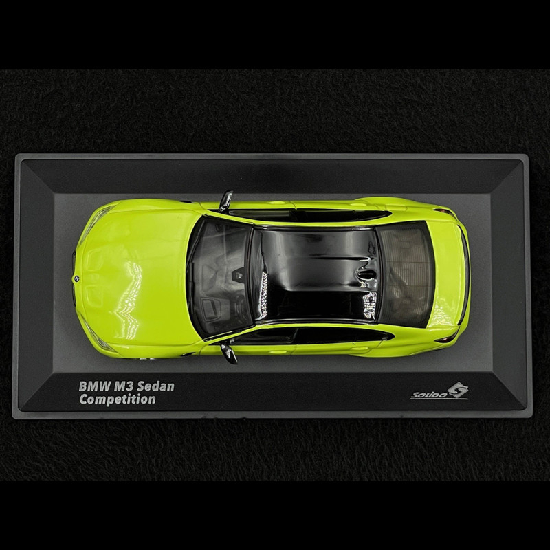 Modèle Réduit Solido BMW M3 (G80) 2023 Jaune Métal - Échelle 1/43 - Neuf Dans Son Emballage
