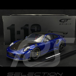 Porsche 911 GT3 RS Type 991.2 2018 Pack Weissach Bleu Gentiane 1/18 GT Spirit GT526