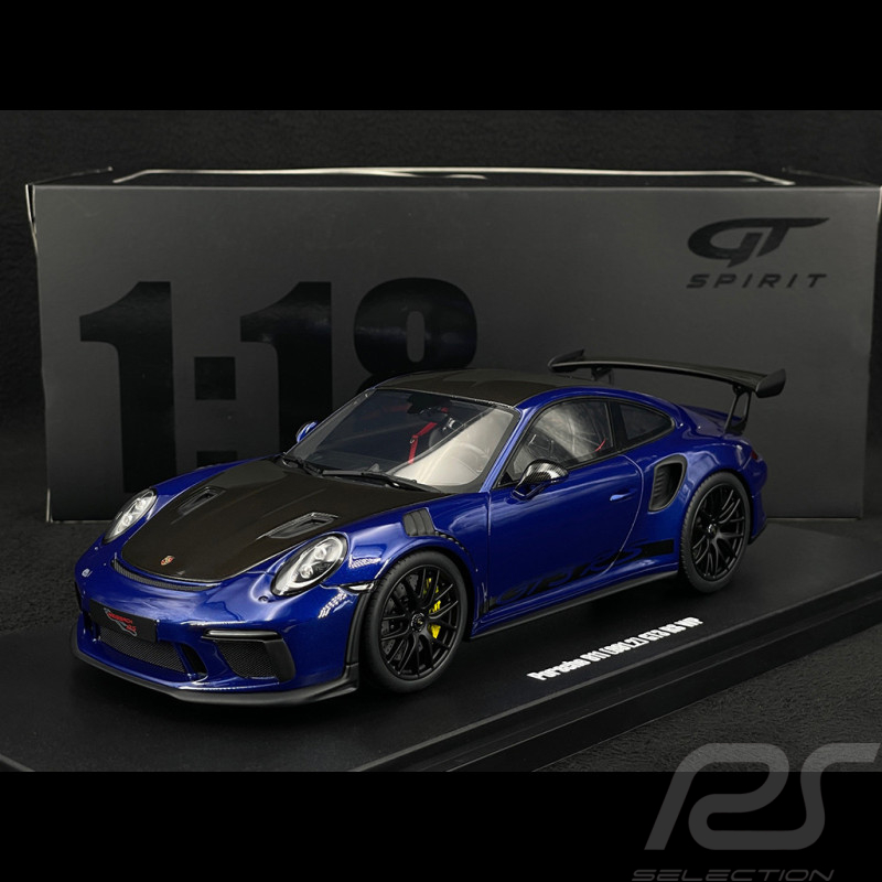 Porsche 911 GT3 RS Typ 991.2 2018 Weissach Package Enzianblau 1/18 GT Spirit GT526