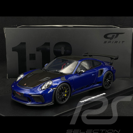 Porsche 911 GT3 RS Typ 991.2 2018 Weissach Package Enzianblau 1/18 GT Spirit GT526
