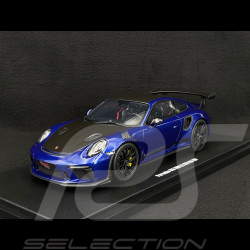 Porsche 911 GT3 RS Type 991.2 2018 Weissach Package Gentian Blue 1/18 GT Spirit GT526
