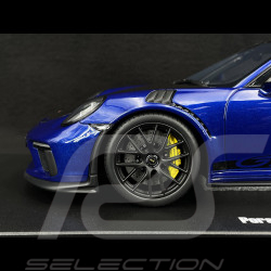 Porsche 911 GT3 RS Type 991.2 2018 Pack Weissach Bleu Gentiane 1/18 GT Spirit GT526