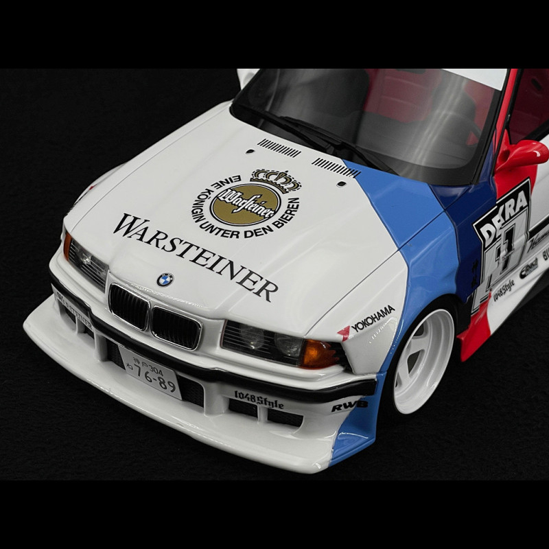 BMW E36 Khyzyl Saleem Année de construction 2022 blanc alpin 1:18