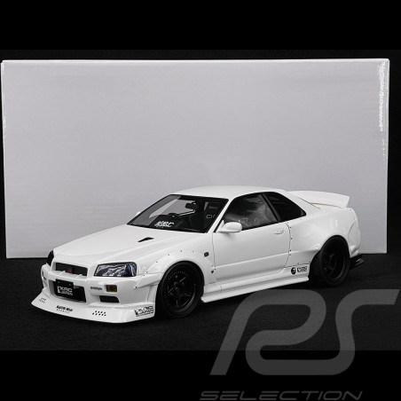 Nissan Skyline GT-R R34 KRC Body Kit 2024 Pearl White QX1 1/18 Ottomobile OT1135